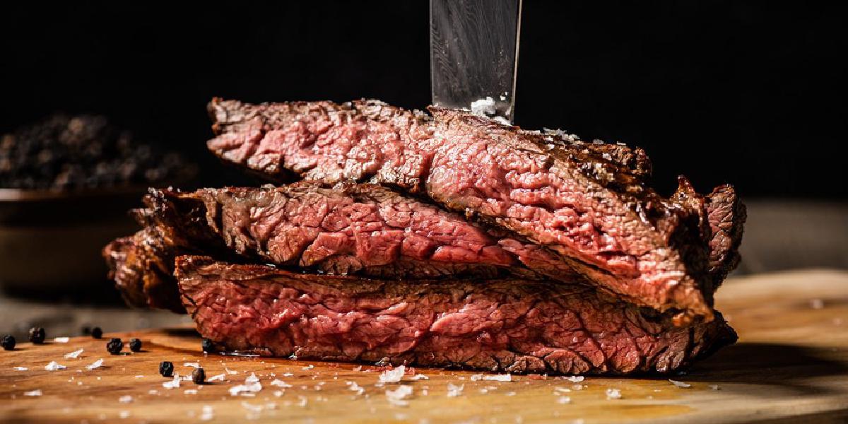 Bavette de bœuf grillée au Kamado